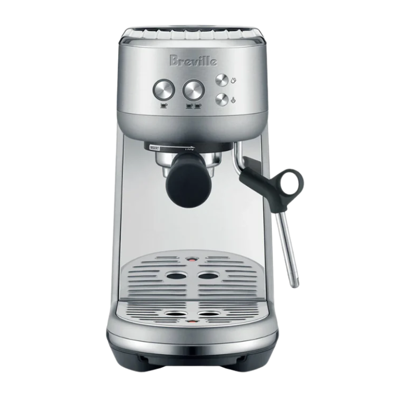 BREVILLE The Bambino Espresso Coffee Machine Coffee Maker | BES450 (SILVER)