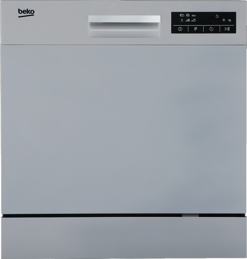 BEKO Digital 8 Placement with 6 Setting Tabletop Dishwasher - DTC36810S