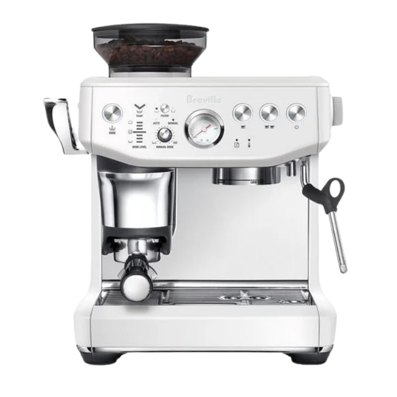 BREVILLE Barista Express Impress Espresso Coffee Machine with Smart Tamping | BES876SST (SEA SALT)